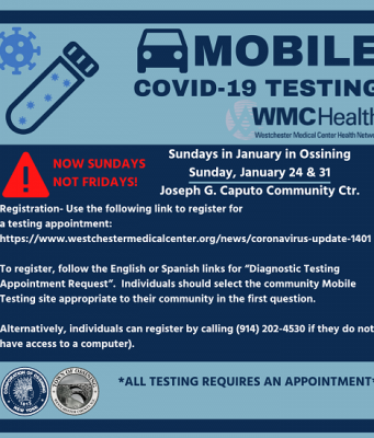 Mobile CoViD-19 Testing In Ossining